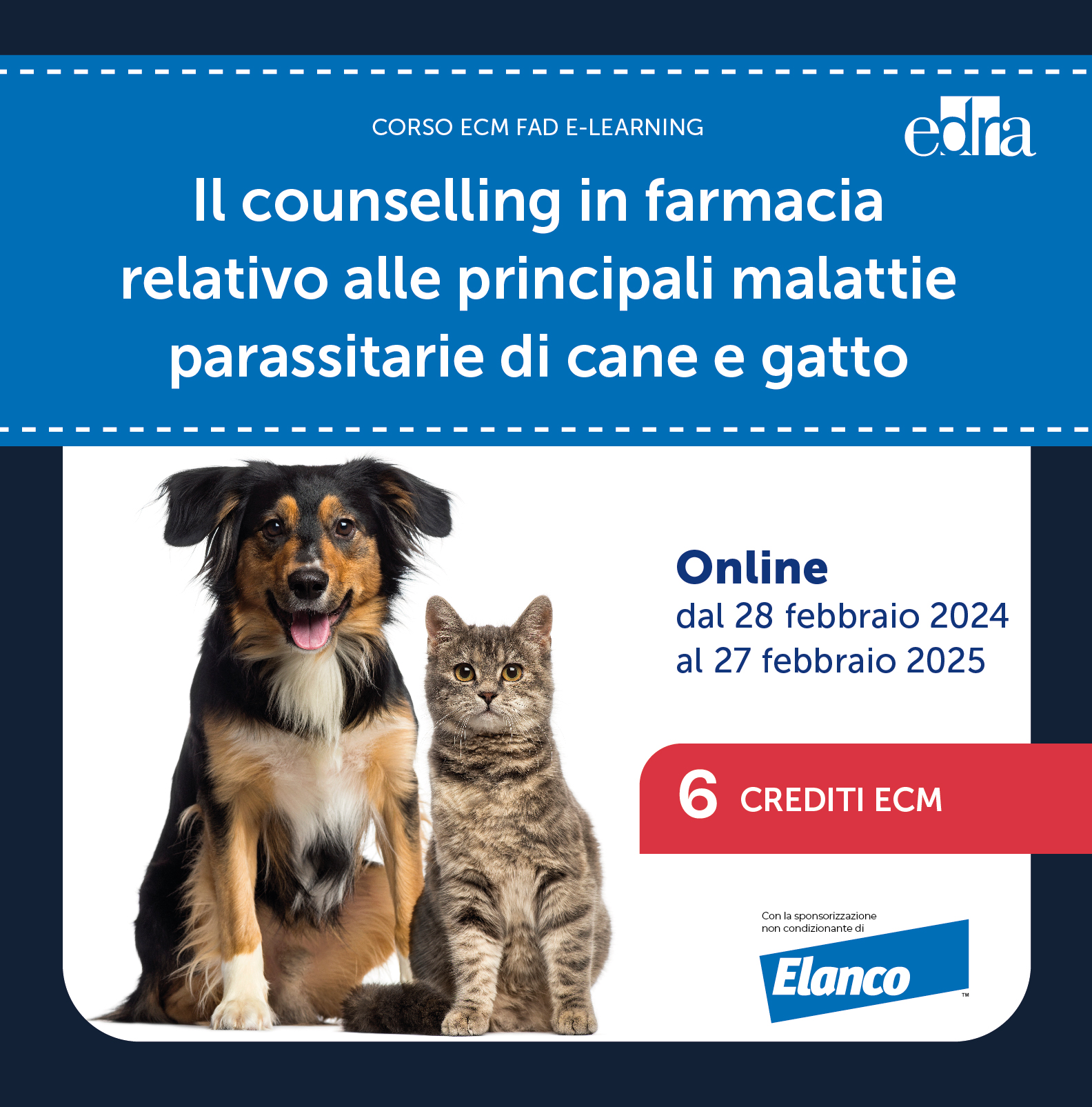 Il counselling in farmacia relativo alle principali malattie parassitarie di cane e gatto